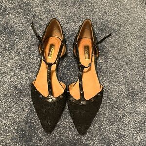 Halogen Elegant Black Studded Women's Shoes